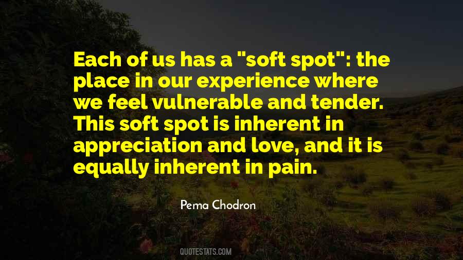 Quotes About A Soft Spot #1593893