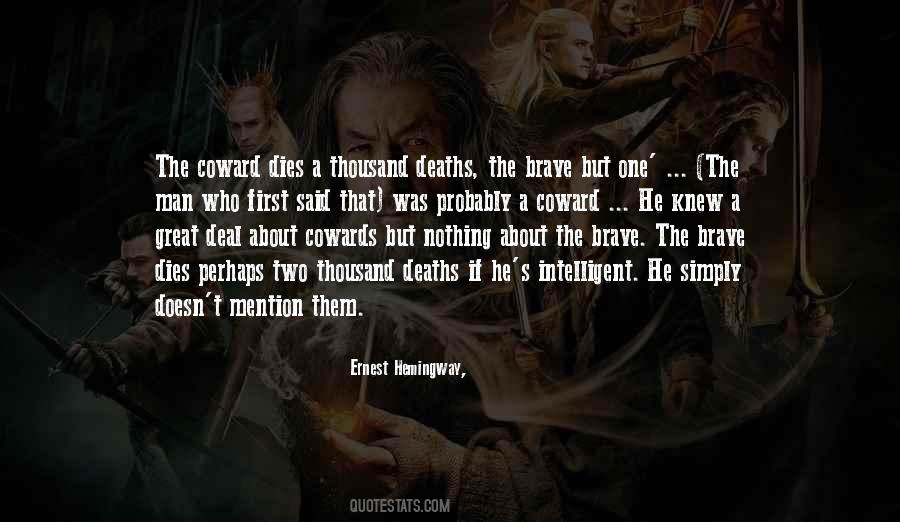 Two Deaths Quotes #1059872