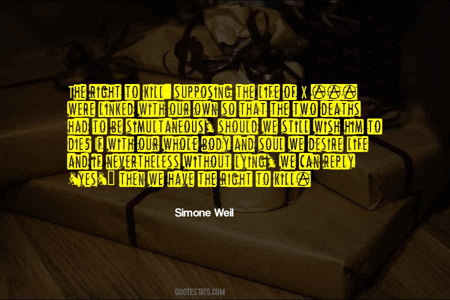 Two Deaths Quotes #1381553