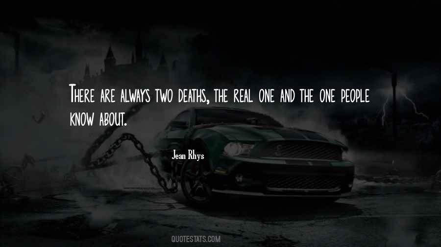Two Deaths Quotes #415122