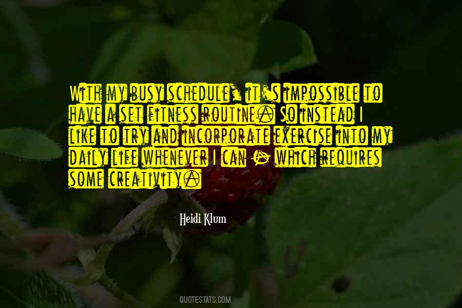 Your Daily Routine Quotes #907879
