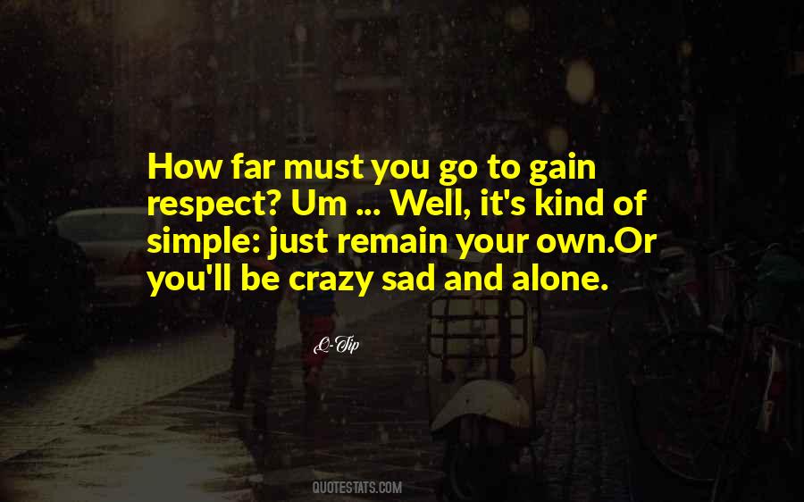 Own Sad Quotes #1178358