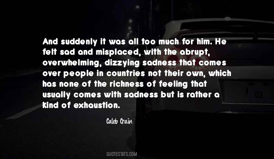 Own Sad Quotes #946797