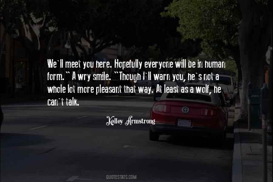 Human Smile Quotes #1392876