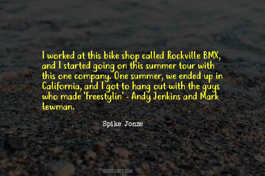 On Bike Quotes #425559