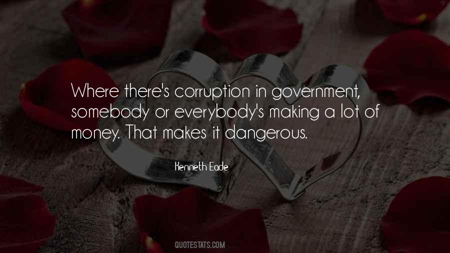Corruption Money Quotes #300946