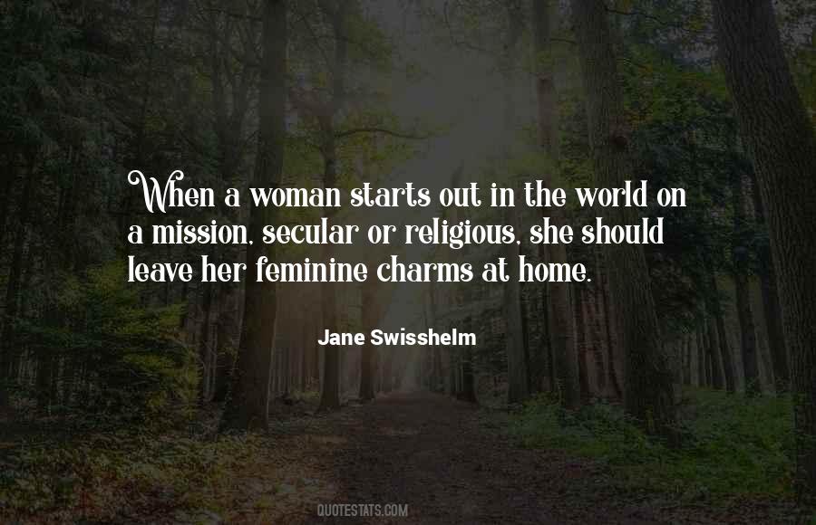 A Woman On A Mission Quotes #392234