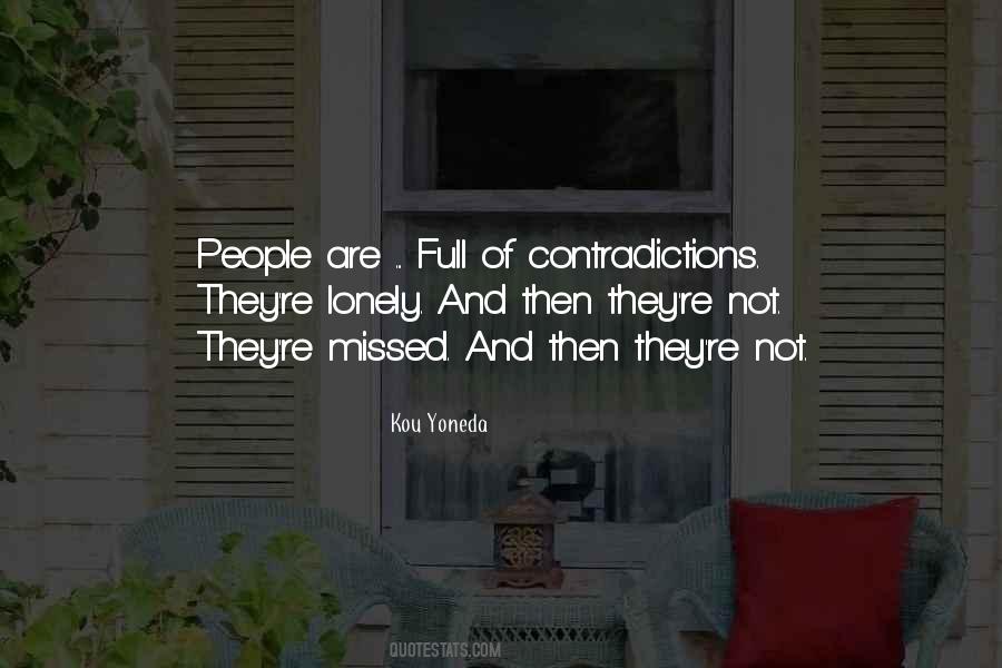 Full Of Contradictions Quotes #1748993