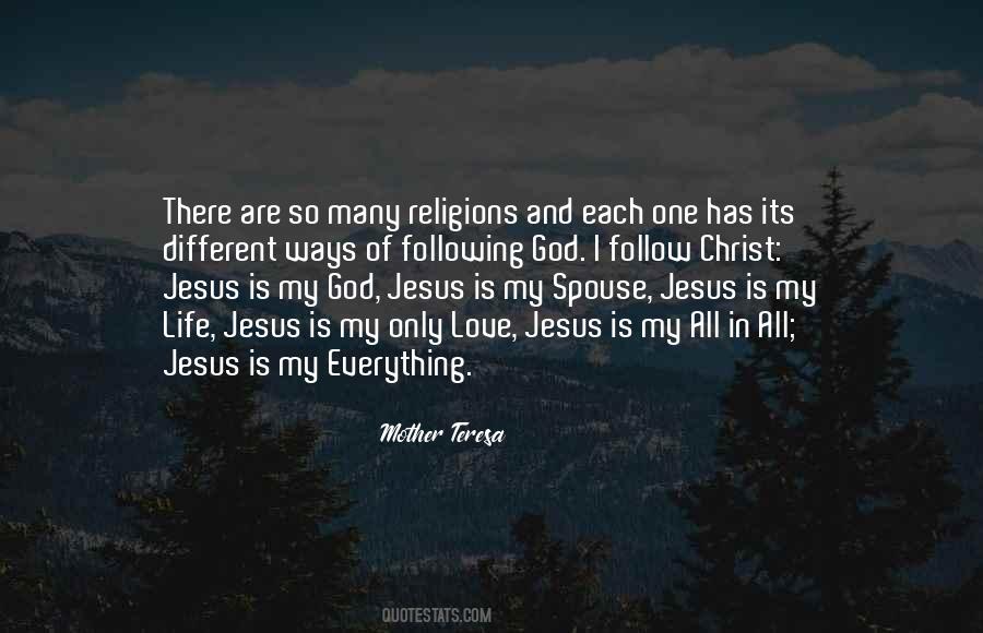 Jesus My Love Quotes #1049871