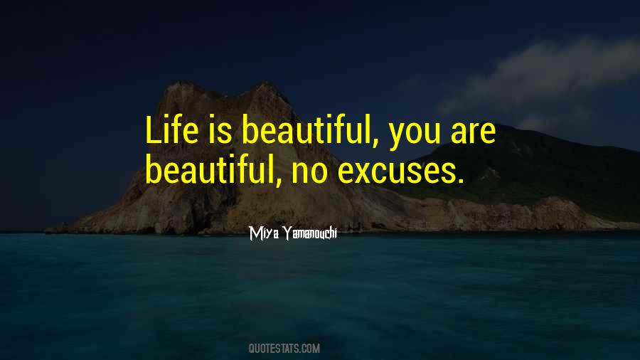 Life Excuses Quotes #1640670