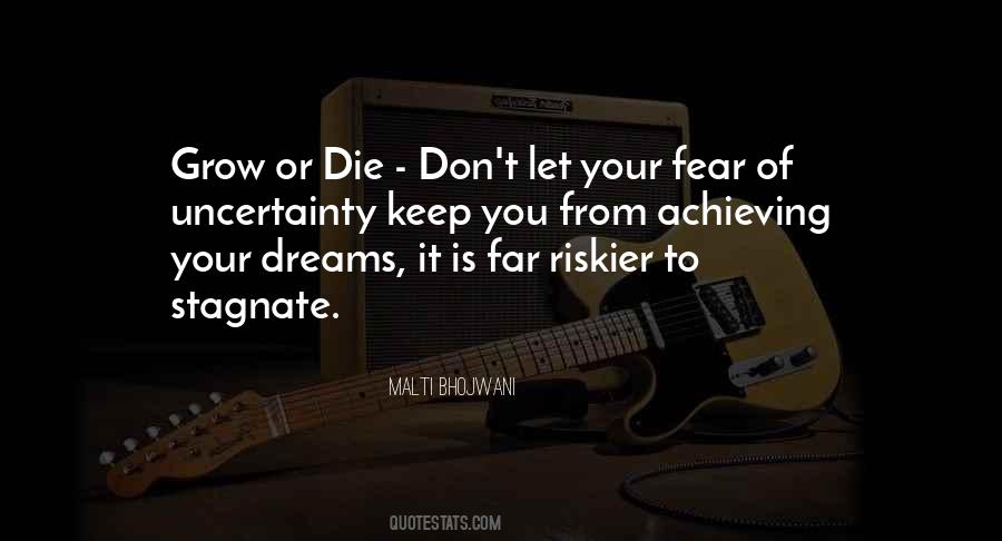 Dreams Die Quotes #15354