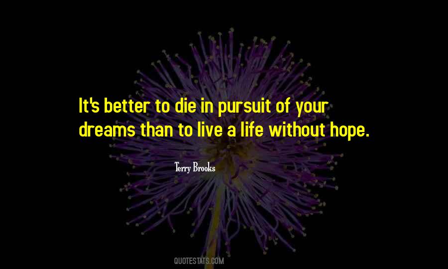 Dreams Die Quotes #265491