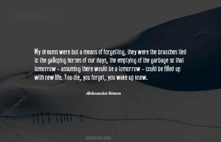 Dreams Die Quotes #331226