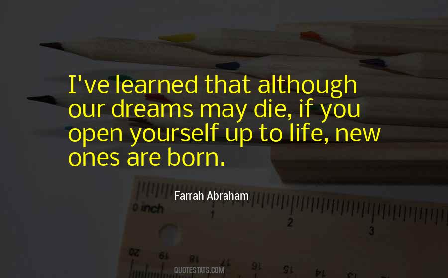 Dreams Die Quotes #795561
