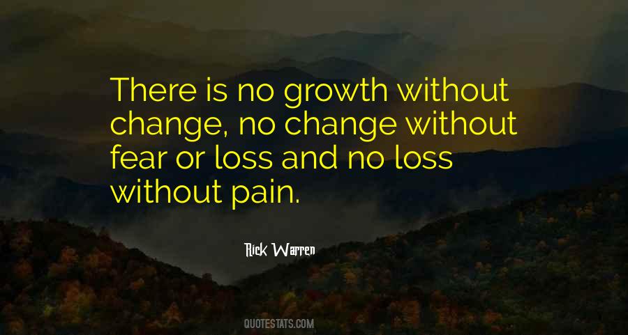 Quotes About Growth Change #373227