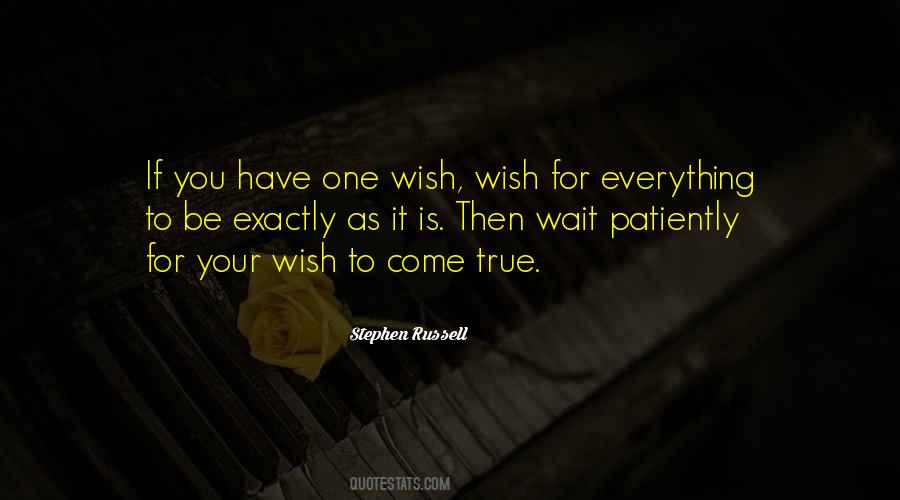 Your Wish Come True Quotes #672140