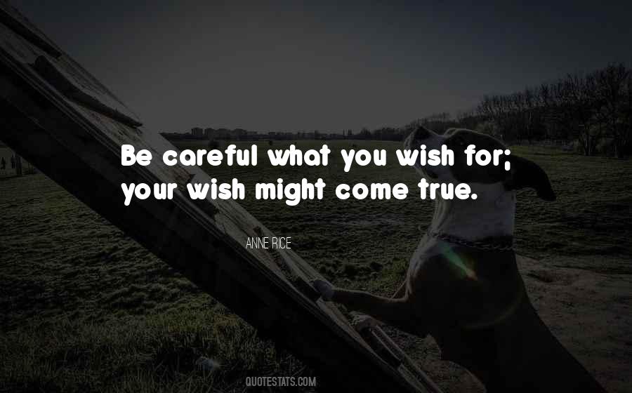 Your Wish Come True Quotes #871395