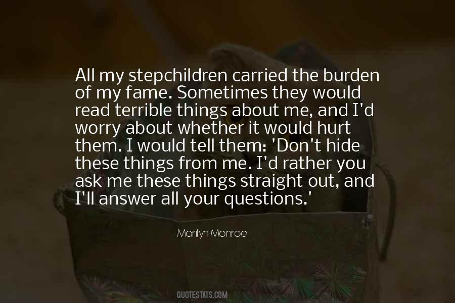 Quotes About Hide Hurt #1515245