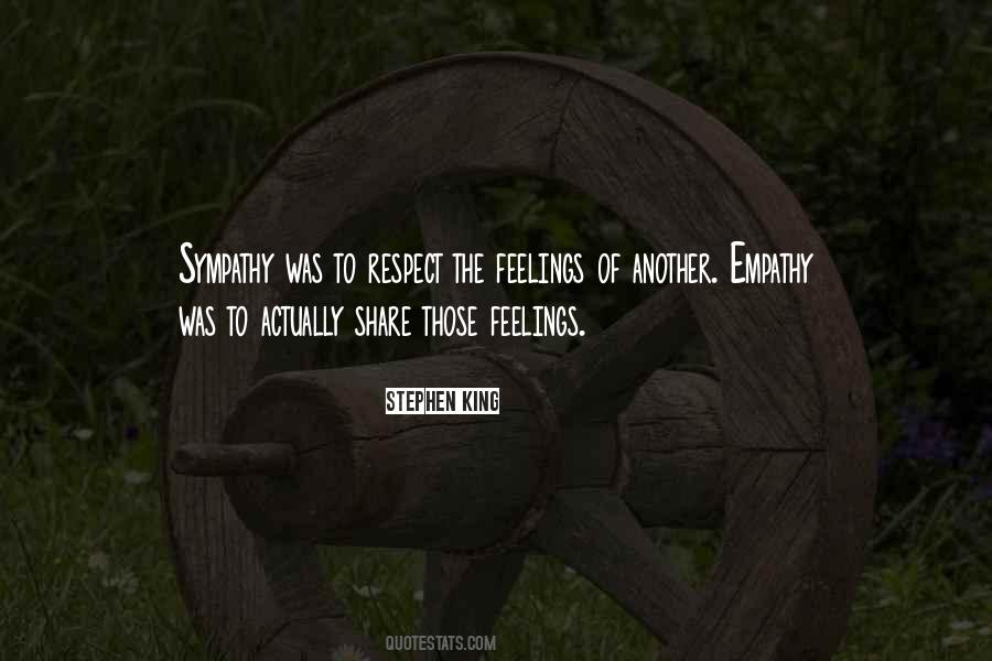 Sympathy Empathy Quotes #249491