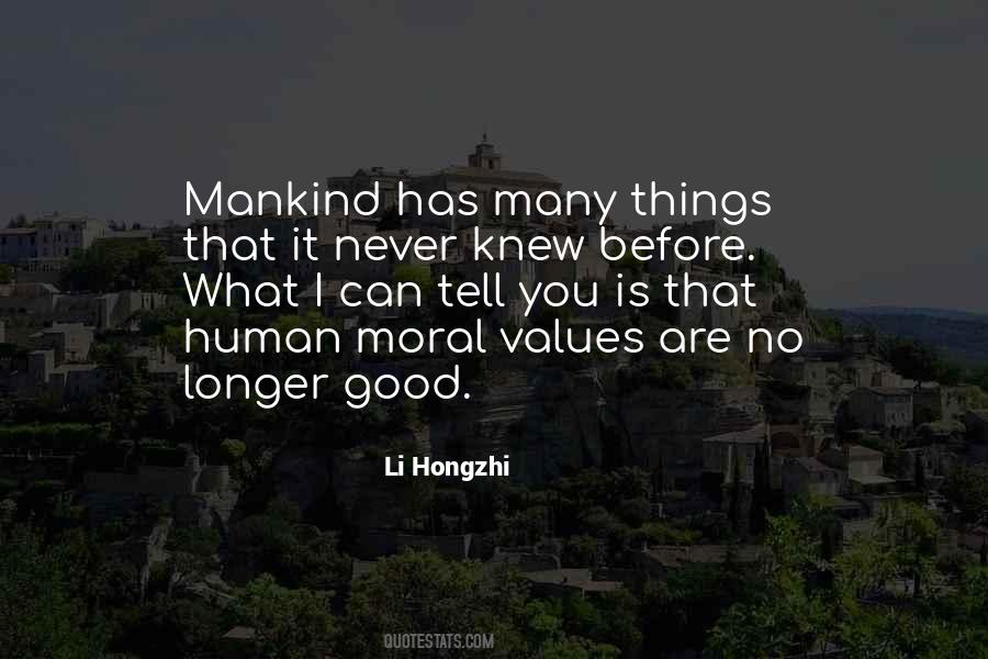 Mankind Human Quotes #1729535