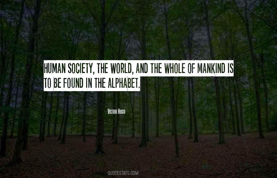 Mankind Human Quotes #1862327