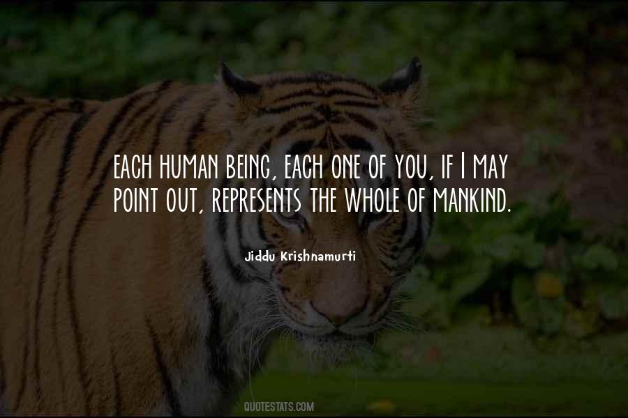 Mankind Human Quotes #669873