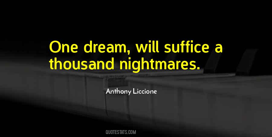 One Dream Quotes #86381