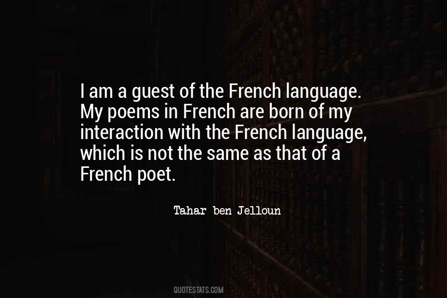 Quotes About The French Language #989217