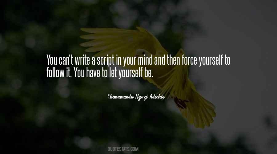 Let Yourself Quotes #1677353