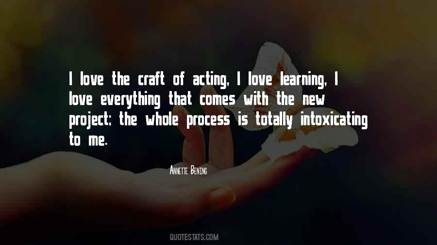 Love Is Acting Quotes #1091048