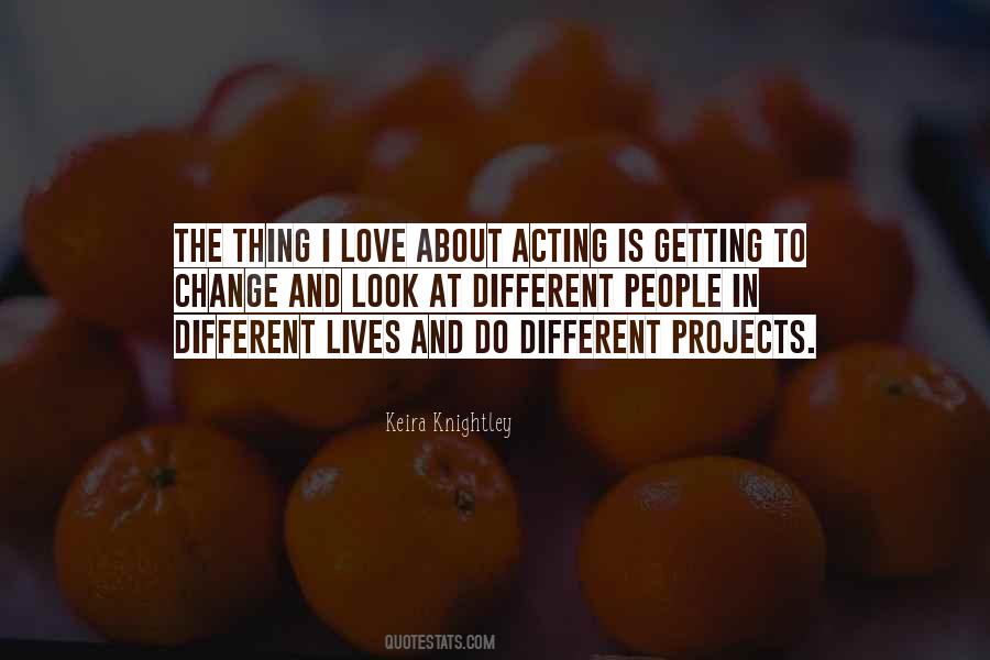 Love Is Acting Quotes #1237200