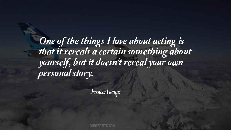 Love Is Acting Quotes #1682746