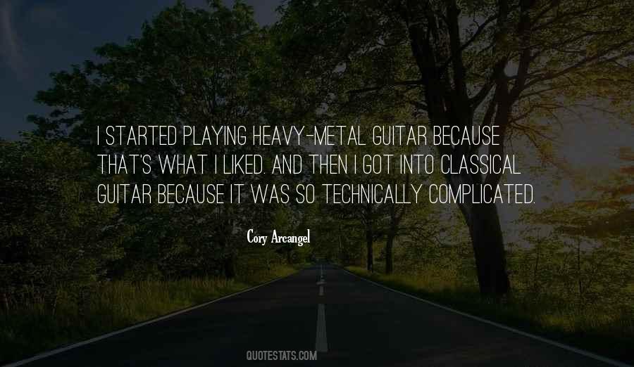 Metal Guitar Quotes #703819