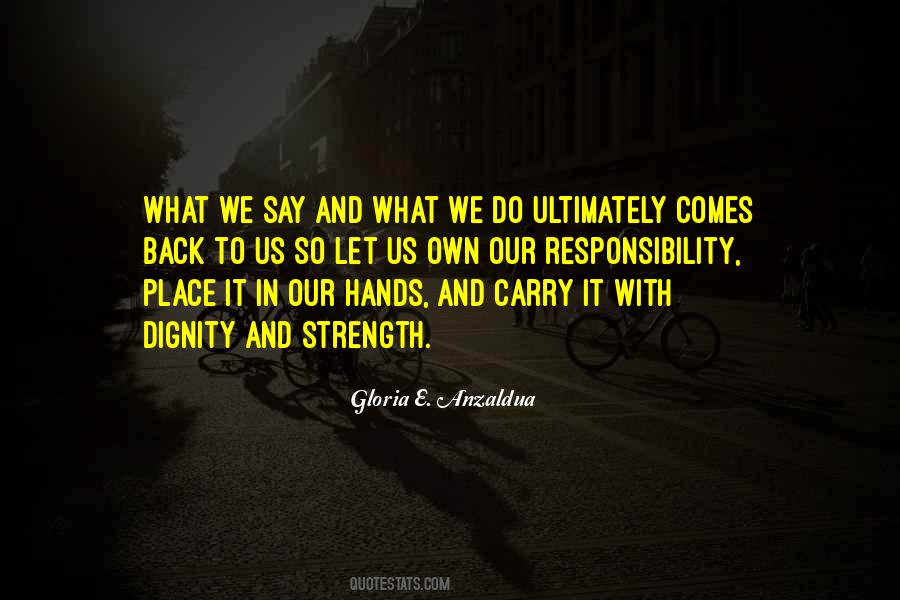 The Strength To Carry On Quotes #1042175