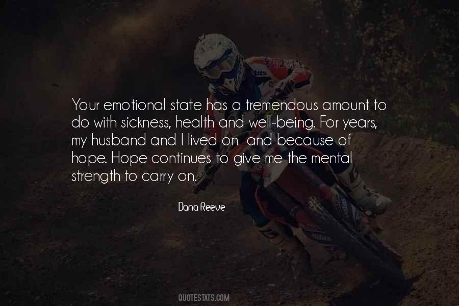 The Strength To Carry On Quotes #1770914