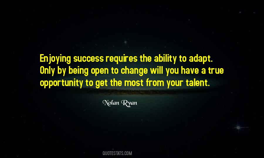 Success Opportunity Quotes #1429146