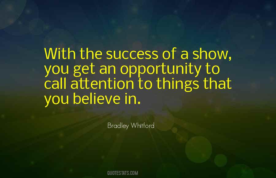 Success Opportunity Quotes #1771268