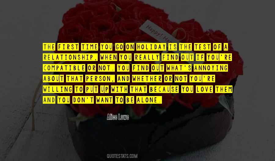 Be With The Person You Love Quotes #1862635