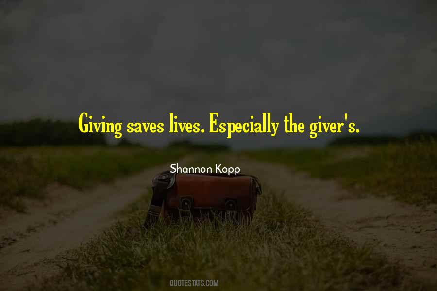 Best Giver Quotes #51900
