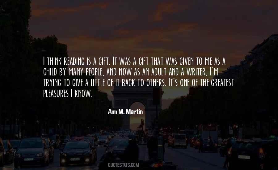 Quotes About The Gift Of Reading #14351