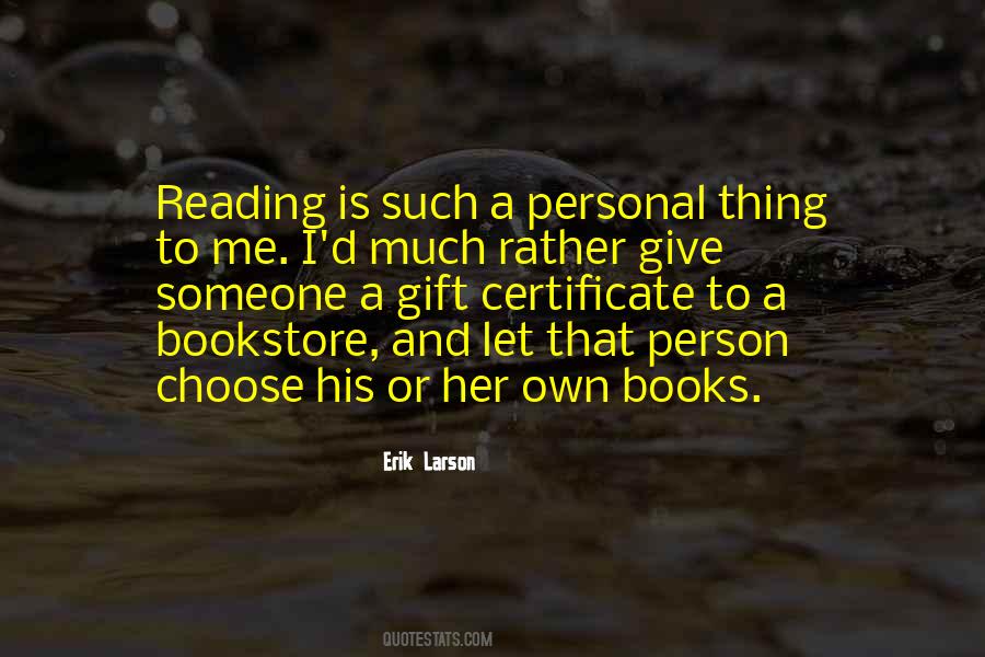 Quotes About The Gift Of Reading #1659760