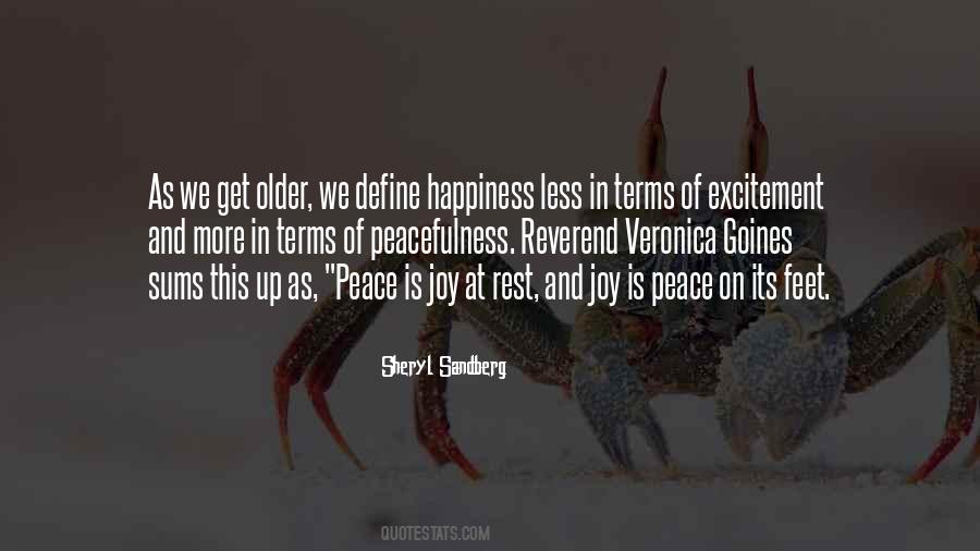 Joy Peace And Happiness Quotes #1291910