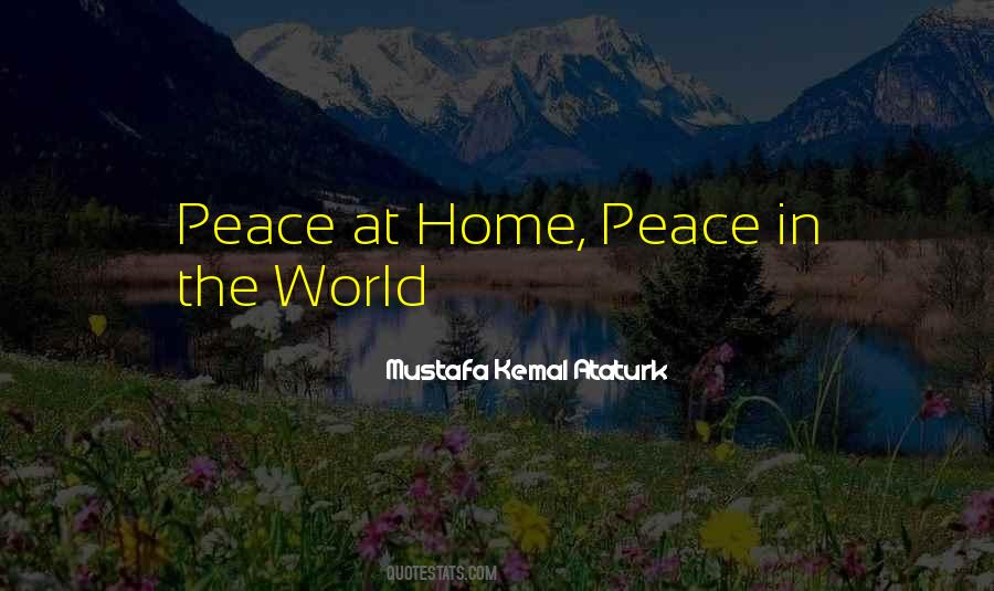 Peace In Quotes #1373503