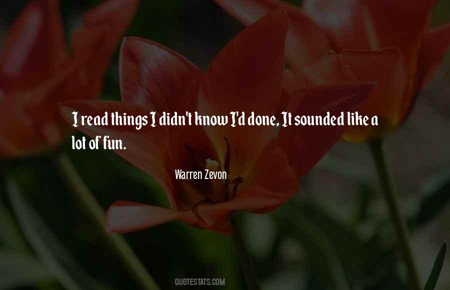 Fun Things Quotes #159459