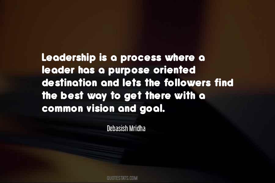 Vision And Goal Quotes #1572241