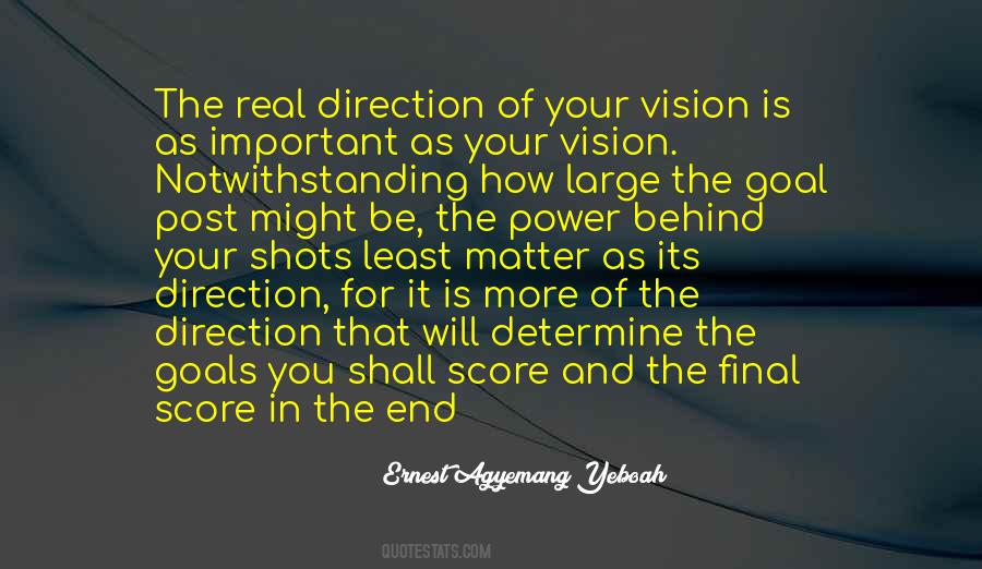 Vision And Goal Quotes #834610