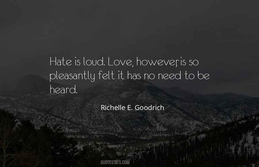 Hate Is Love Quotes #496583