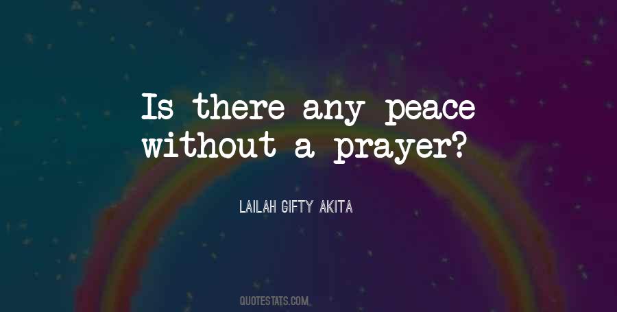 Prayer Peace Quotes #1046552