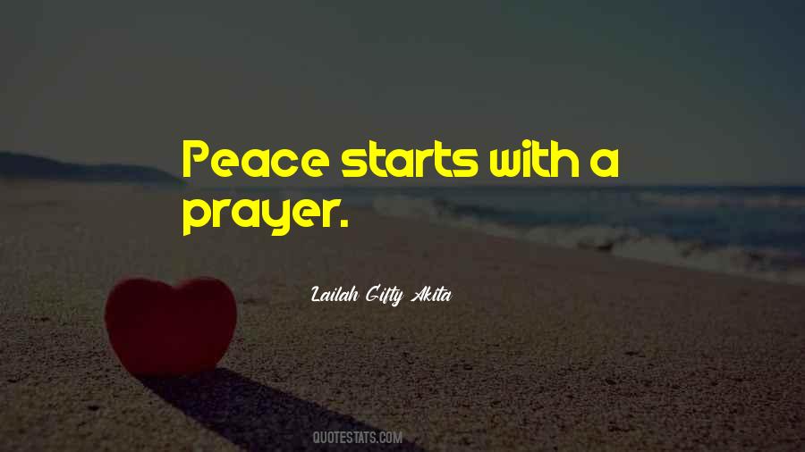 Prayer Peace Quotes #316607