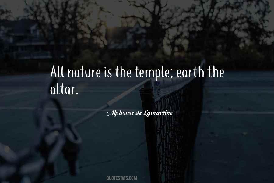 Nature Is My Temple Quotes #253438